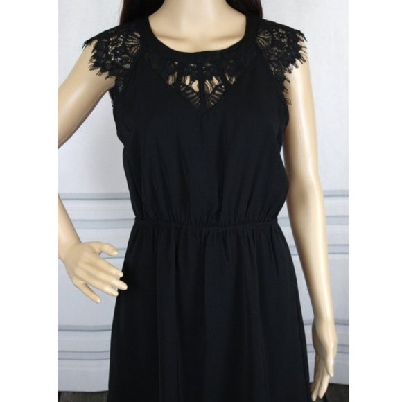 NWT Plus Stitch Fix 41 Hawthorne Black Dress M/P - Picture 5 of 9